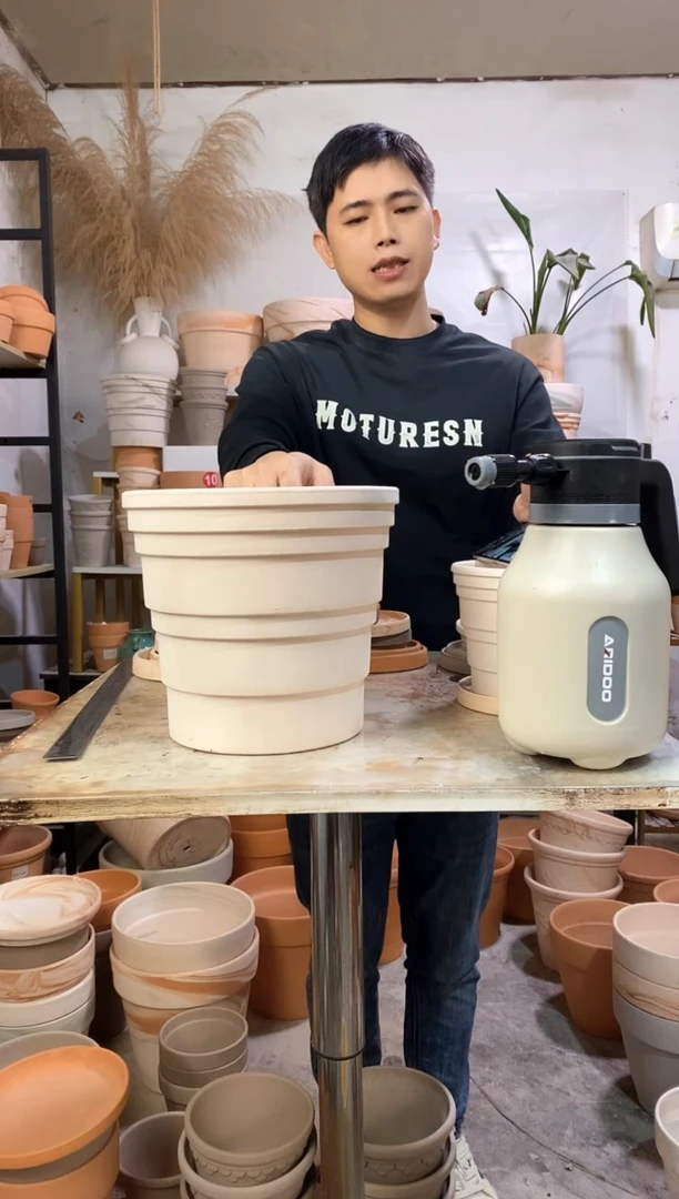 瑕疵无售后25*23白色竹节 1盆无托