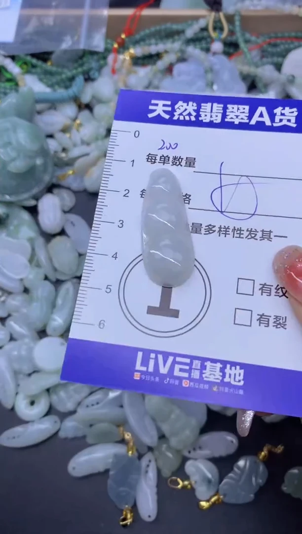 颈饰未镶嵌翡翠天然翡翠A货批量多样性发一件