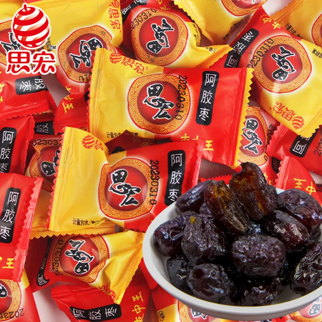 思宏红黄阿胶枣508g*4