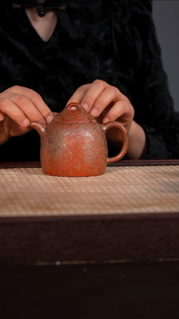 茶壶紫砂大红袍柴烧 250cc