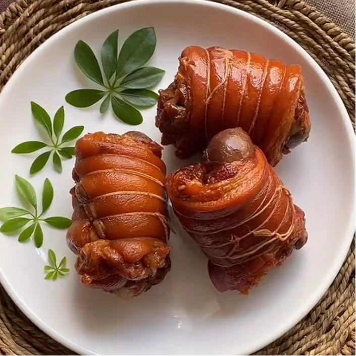 庆德优品——百年柏木熏制捆蹄土特产