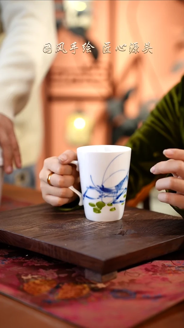 陶瓷景德镇高温釉中彩餐具（无毒无铅无镉）孤品款