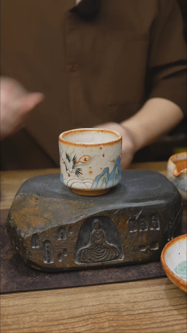 匣钵泥志野手绘065