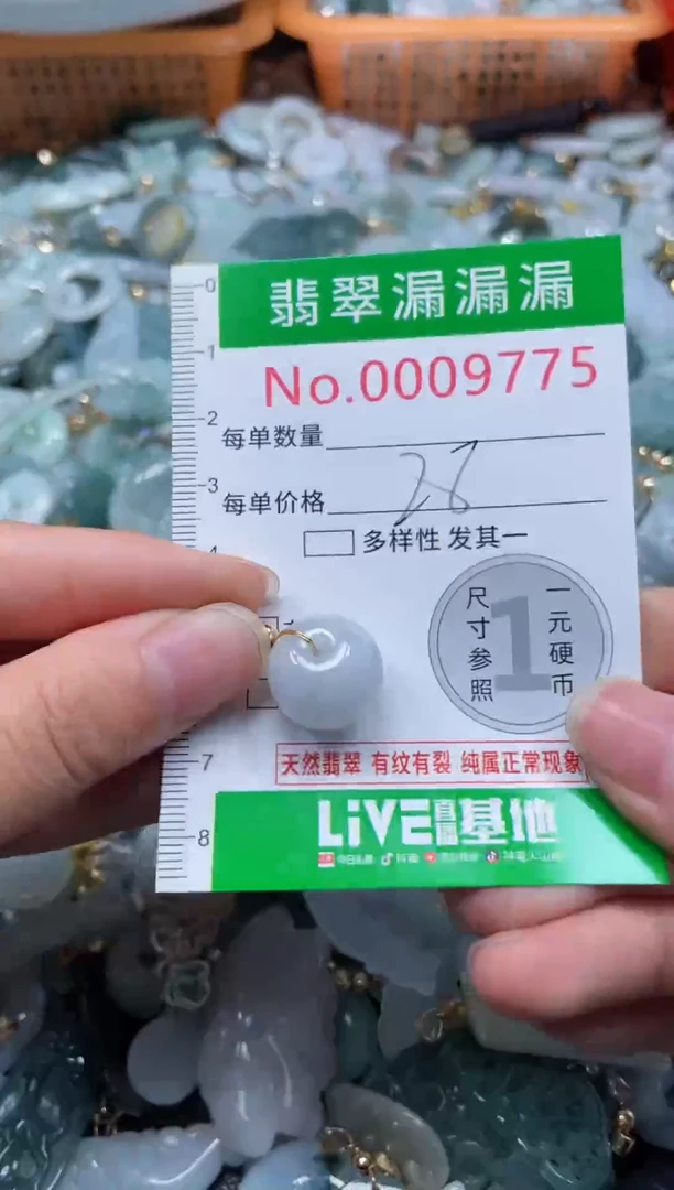 颈饰未镶嵌翡翠9775