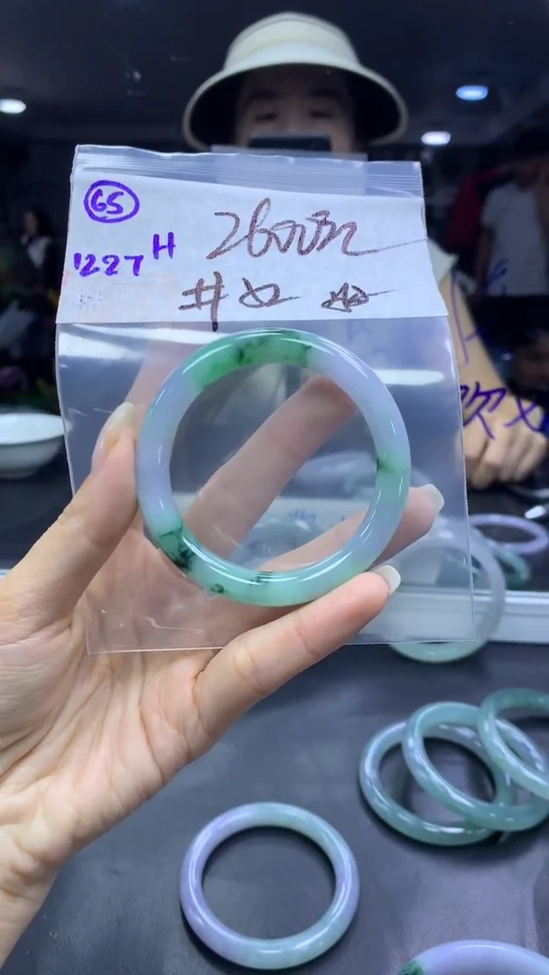 未镶嵌定制翡翠65手镯52纹+2600元+拍一发一