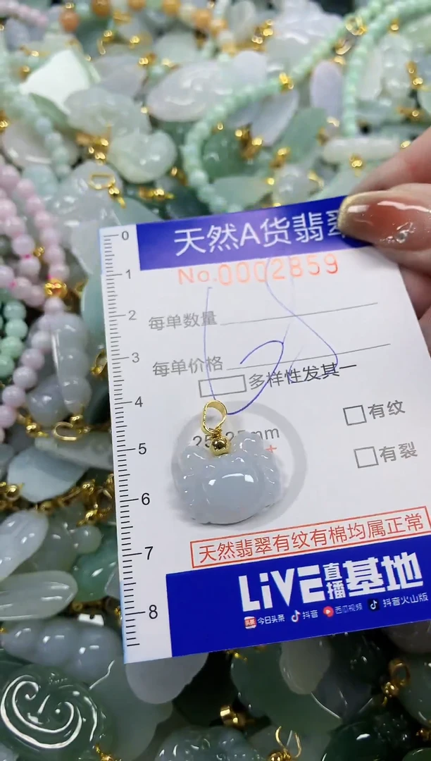 颈饰未镶嵌翡翠天然A货翡翠