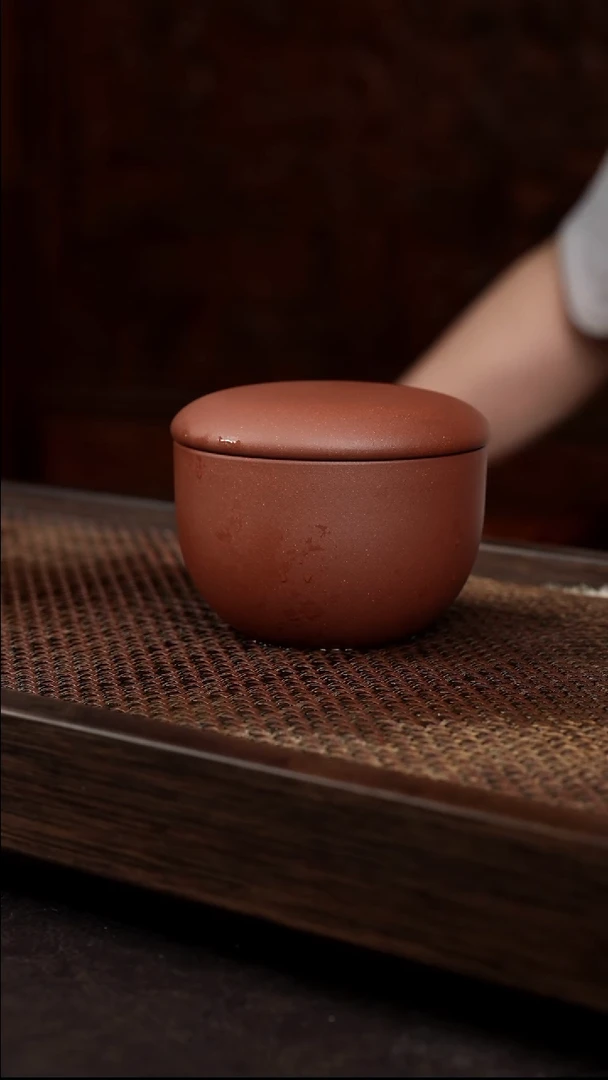 茶壶紫砂底槽清橡果茶叶罐