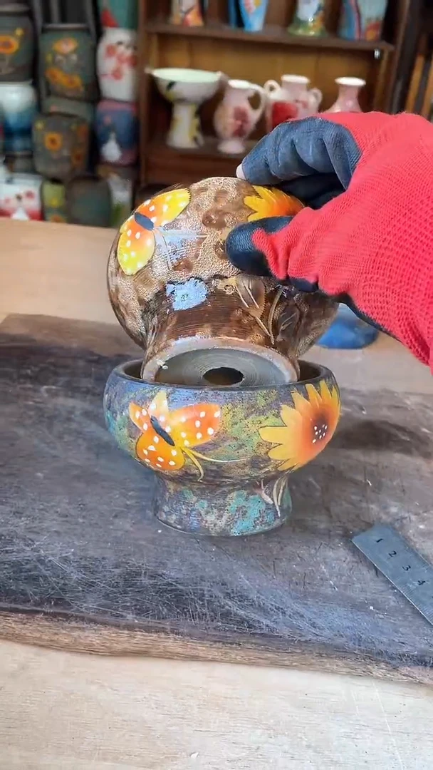 【闪购商品】摆件17-115口10高8    二个