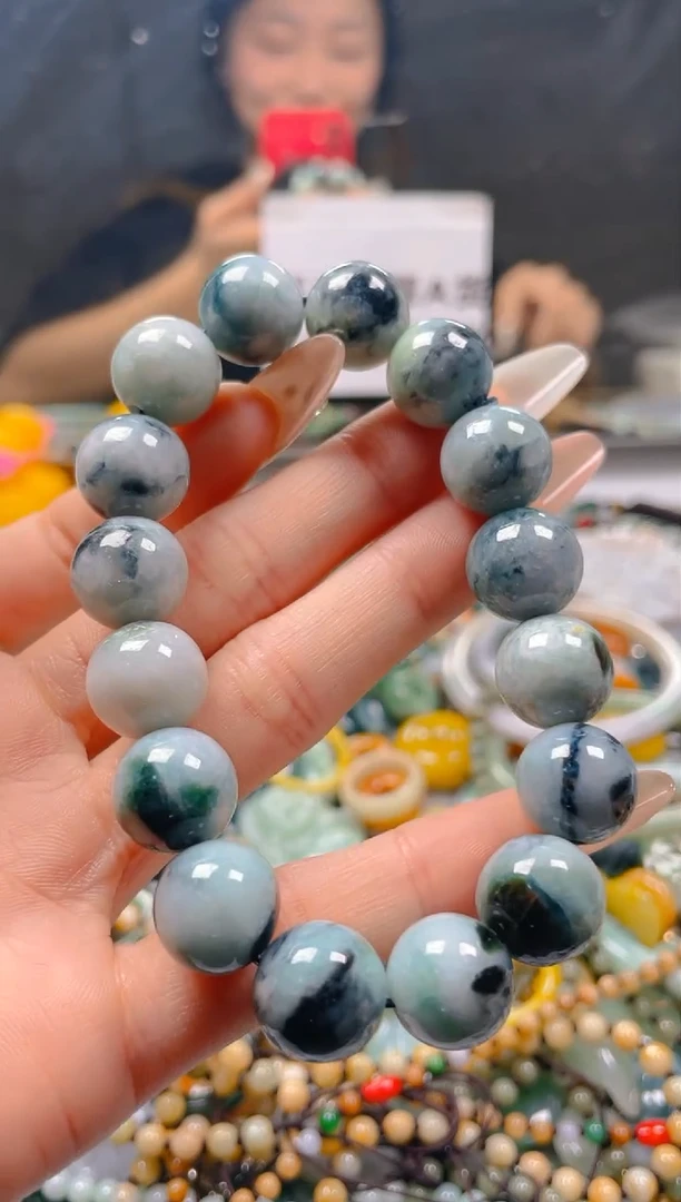 【闪购商品】翡翠颈饰未镶嵌13-14MM/L/翡翠A货一图一物