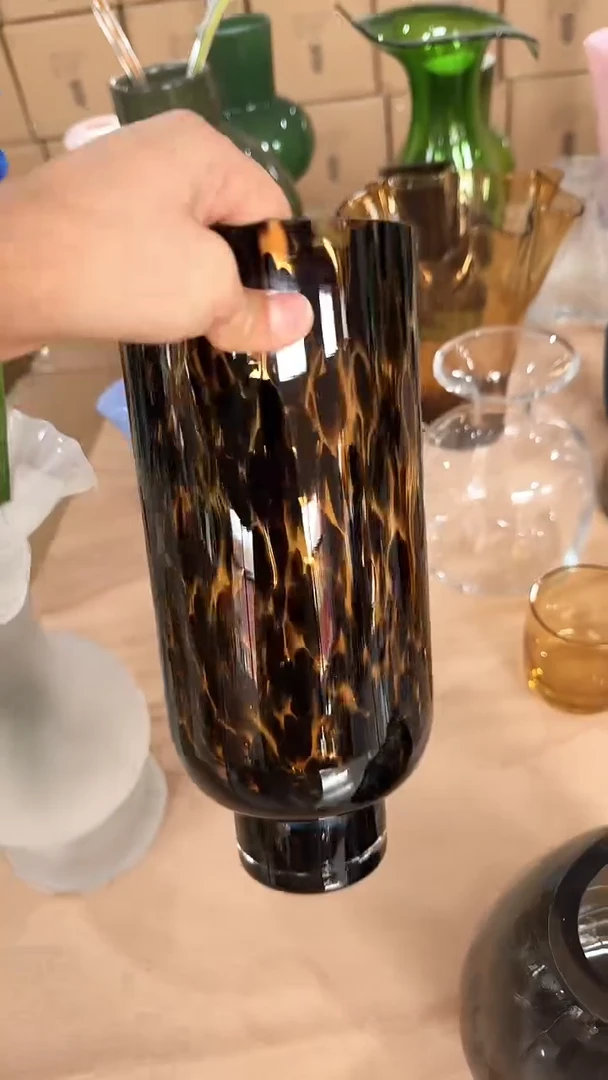 【闪购商品】玻璃豹纹
