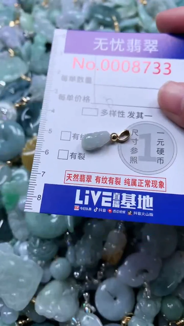 颈饰未镶嵌翡翠8733