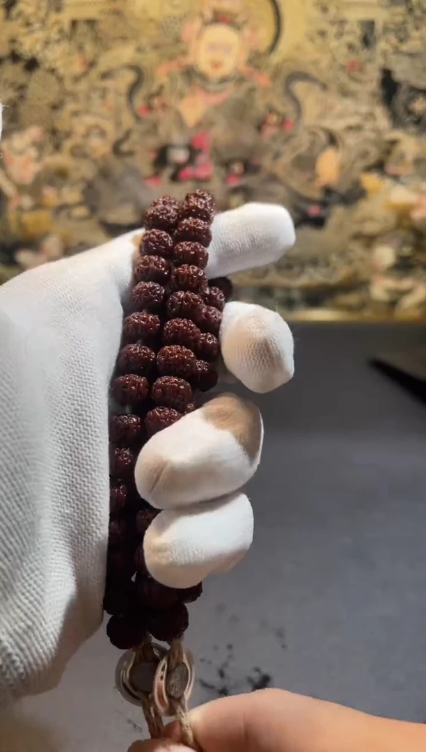【闪购商品】金刚菩提手串一丁点后期可盘玩掉的隐黄老树王9-11