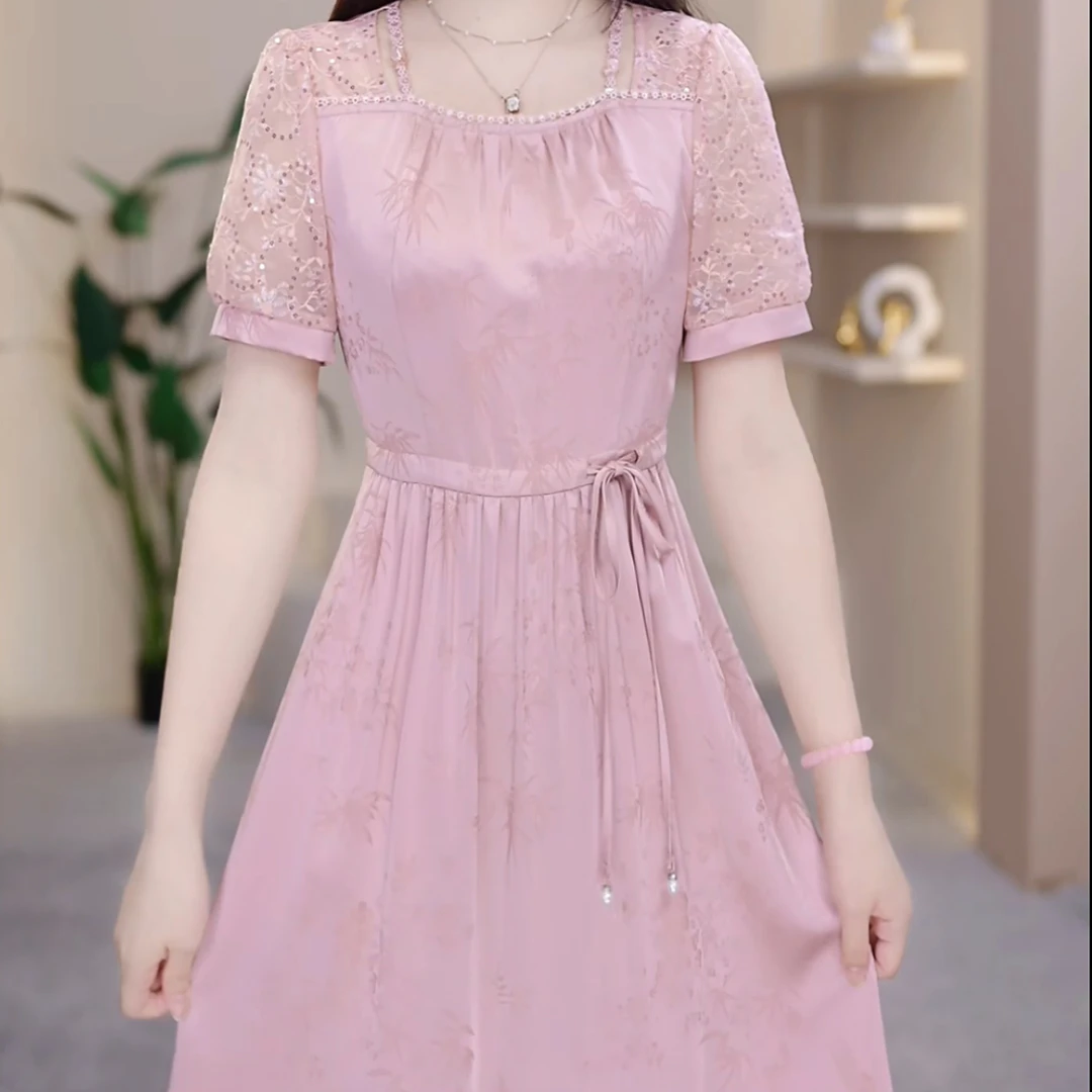 【玥欣服饰】KK820 # 蕾丝 夏季 新款  减龄 气质 优雅 连衣裙洋气