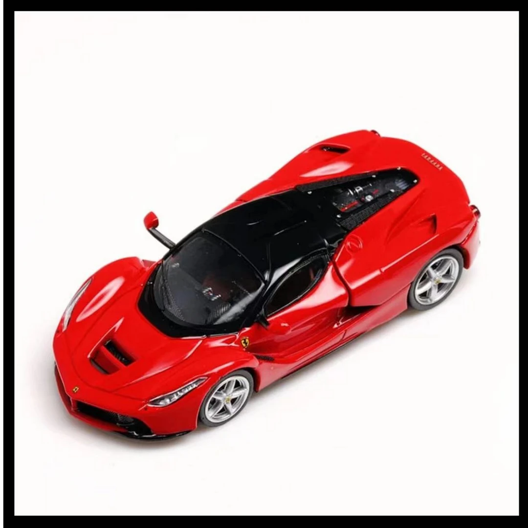 KING MODEL KM 1:64 法拉利 拉法 LaFerrari 标红 开盖 合金车模