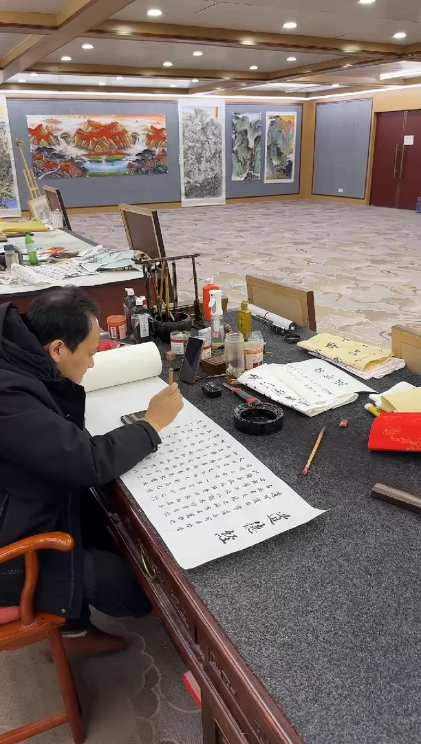 【闪购商品】书法1刘雪红-长卷-书法