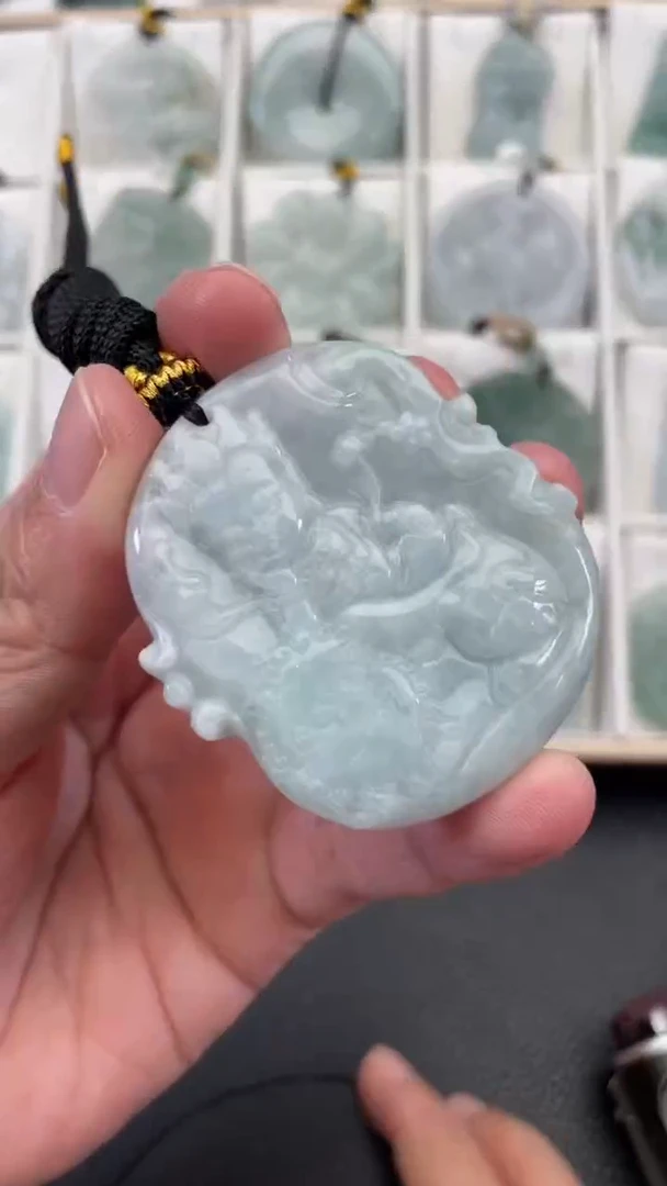 颈饰未镶嵌翡翠天然缅甸翡翠A货104