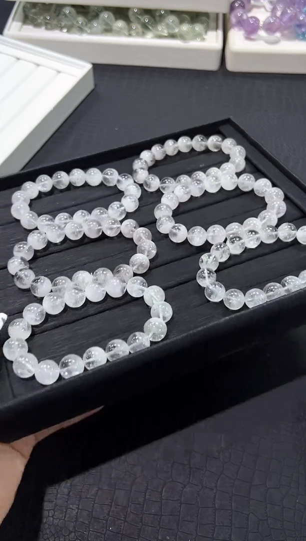 水晶手链未镶嵌11b多样性发其一【1条】默认微瑕12mm