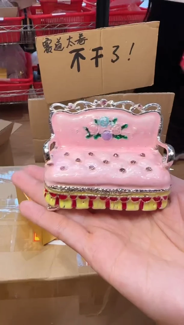 【闪购商品】茶宠珐琅首饰盒摆件AD101