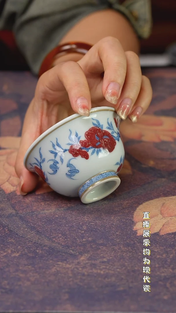 景德镇手工手绘陶瓷杯