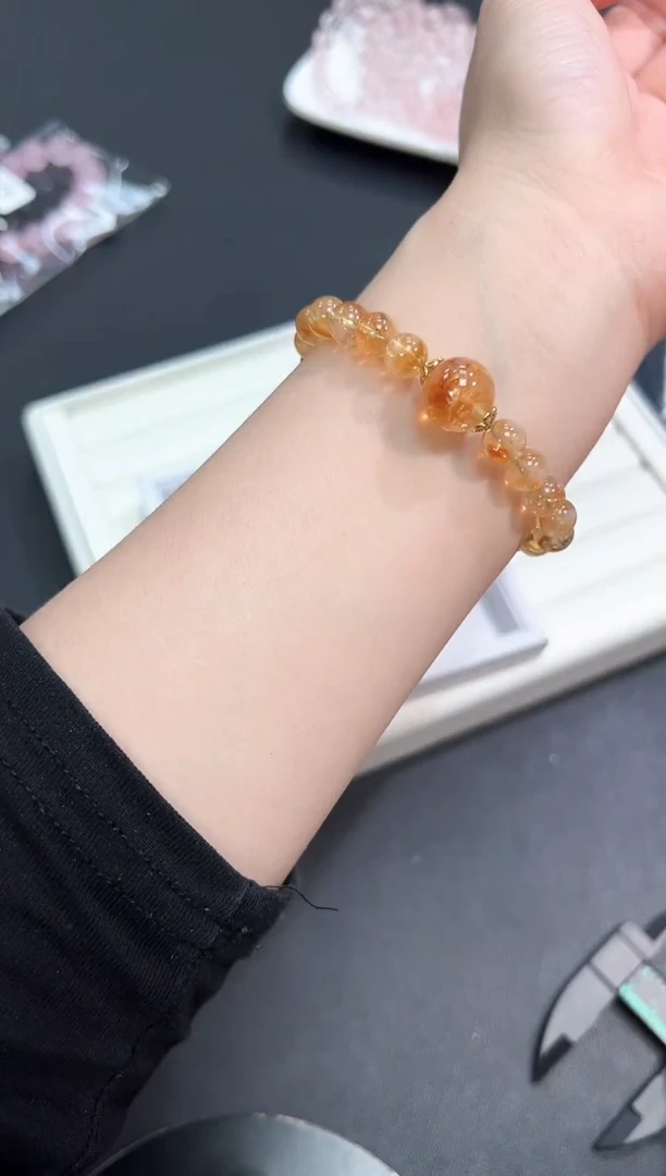 【闪购商品】水晶手串未镶嵌77a多样性发其一/1条默认微瑕