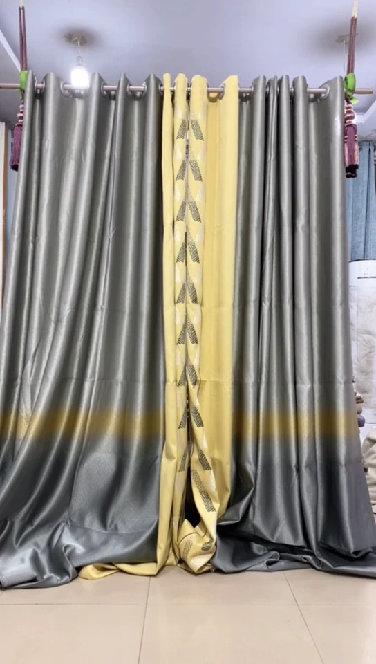 布成品窗帘    5*2.95