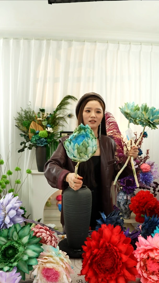 永生花霸王花 1个头叶片有伤【春日青】A40