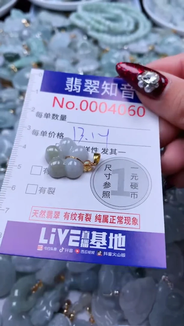 吊坠(不含链)未镶嵌翡翠4060