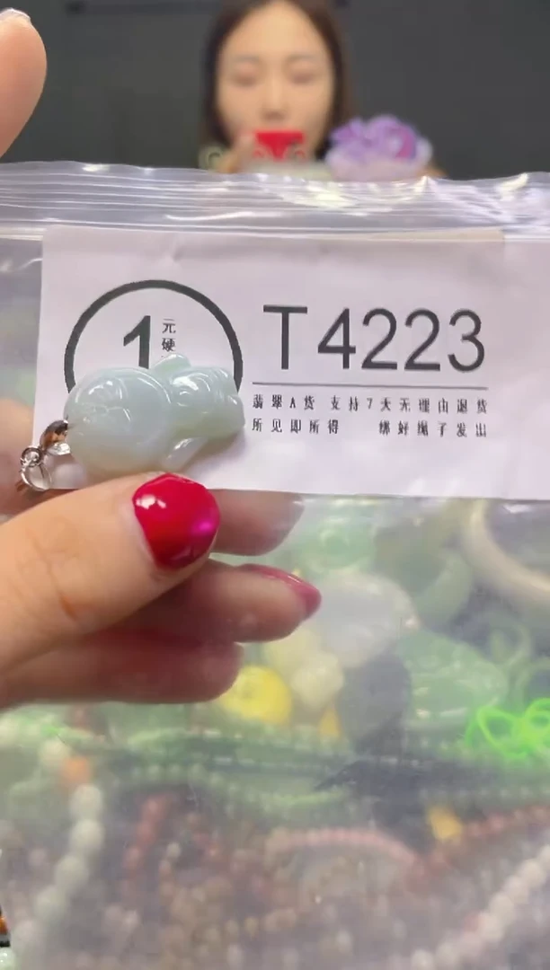 颈饰未镶嵌翡翠/T/翡翠A货，一件也是批发价