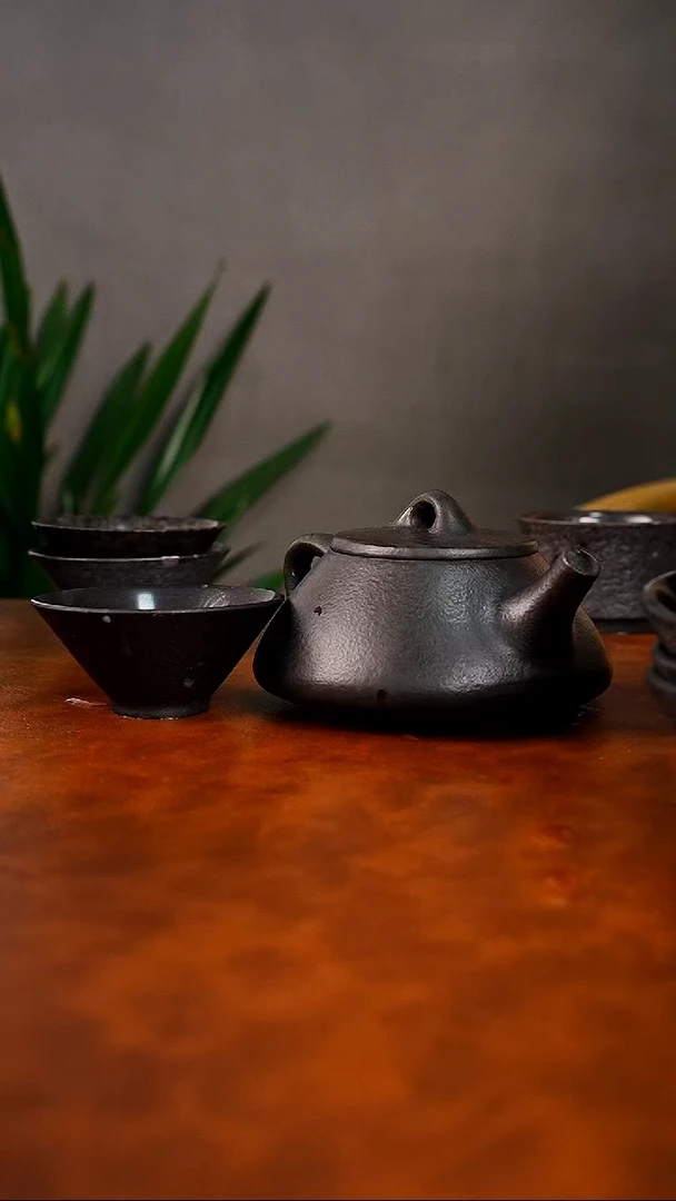 湘***爷冰碛岩石头茶杯