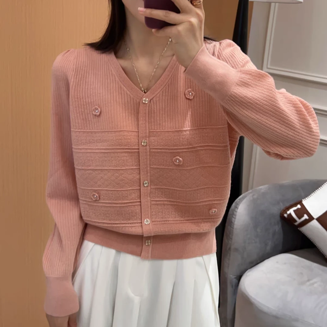 玲姐定制-小衫针织衫假开衫小香风针织毛衣260888