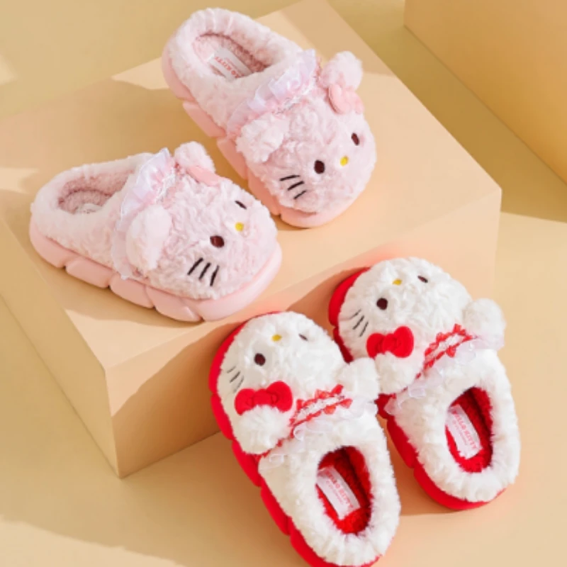 儿童韩系百搭毛毛拖鞋裤