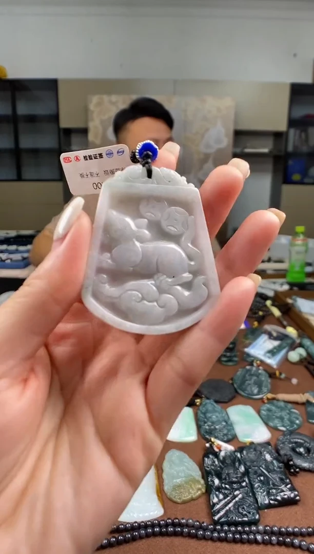 颈饰未镶嵌翡翠多样性发其一