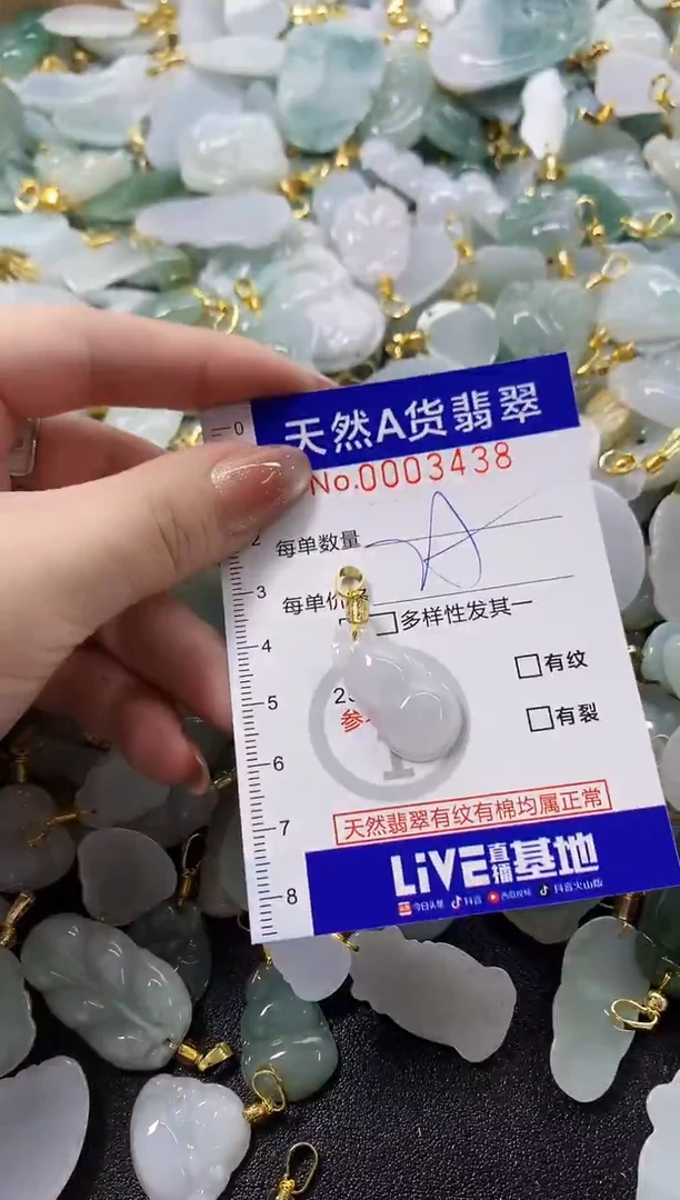 颈饰未镶嵌翡翠天然A货翡翠