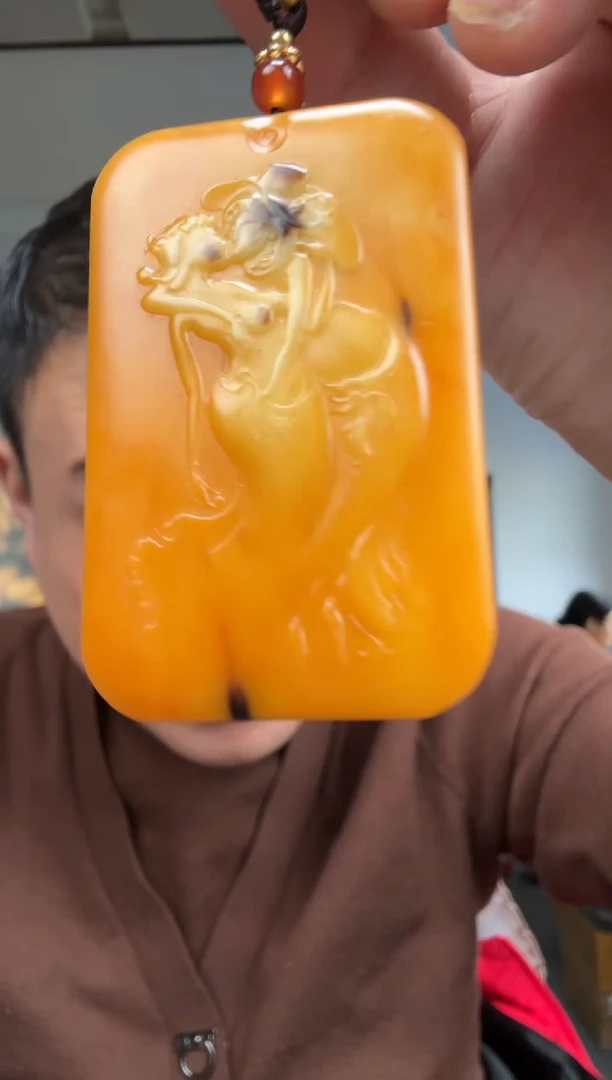 颈饰未镶嵌和田玉拍一发一多样性发货