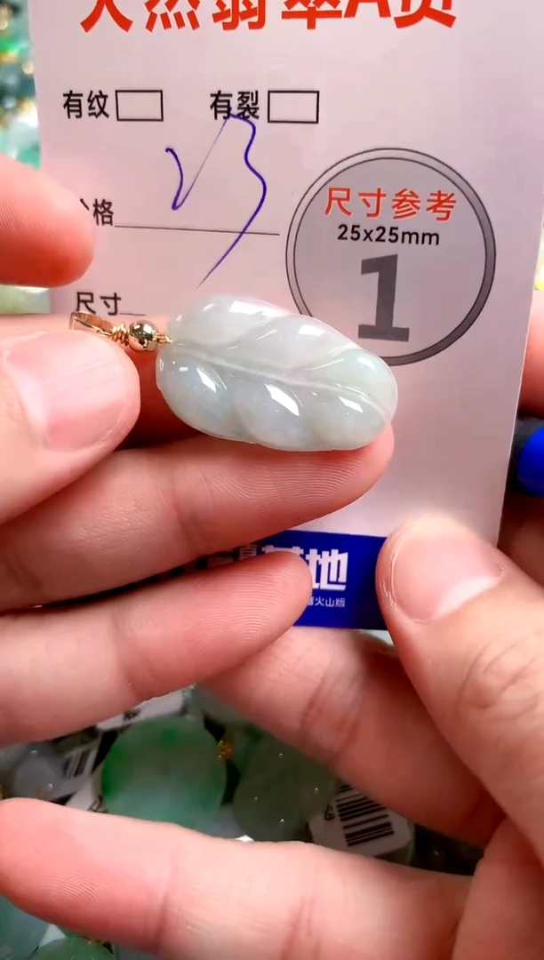 翡翠未镶嵌颈饰14007489
