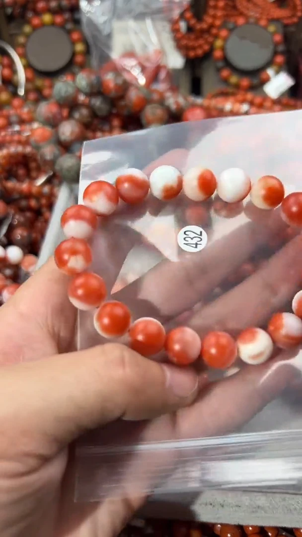 南红玛瑙手串未镶嵌11