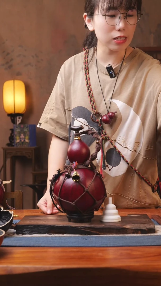 1357号精品大漆葫芦防腐防渗装水茶酒