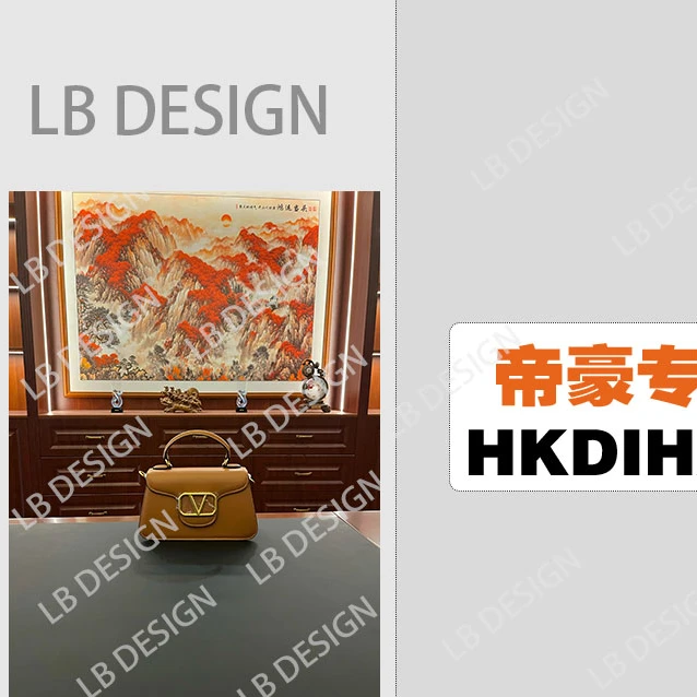 手工打造真皮高端定制女士包【9315棕】