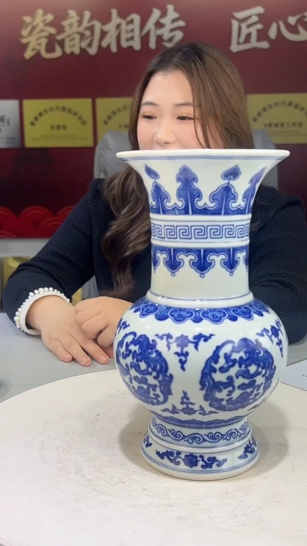 瓶景德镇陶瓷手工手绘T9