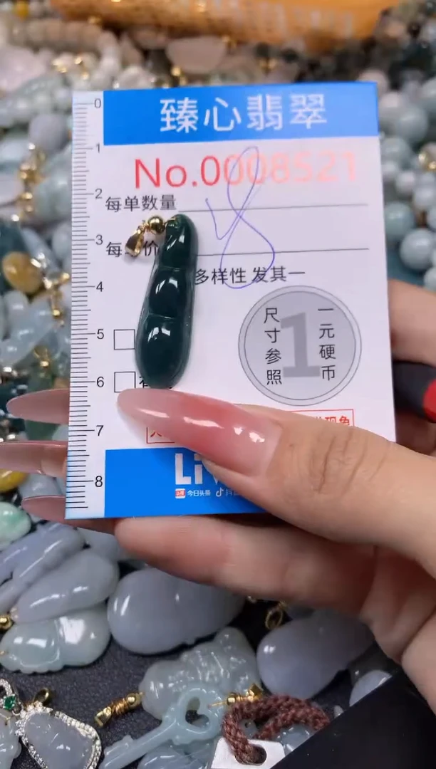 【闪购商品】翡翠颈饰未镶嵌含绳0008521