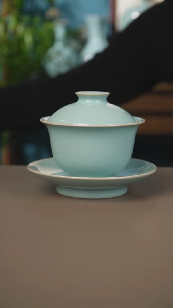 赵老师元宝盖碗微暇
