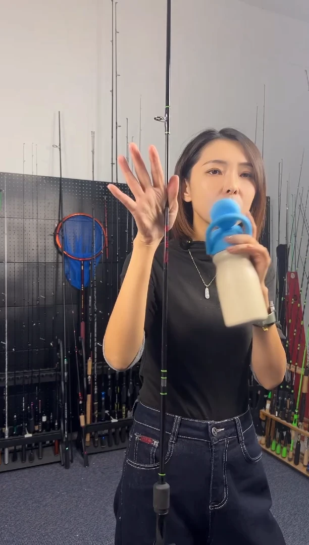 2.4m碳素竹叶青五节直柄2.4米（瑕疵尾货竿，没有售后，介意勿）