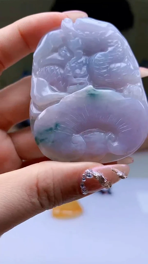 【闪购商品】定制翡翠未镶嵌4688ty-毛货挂件127