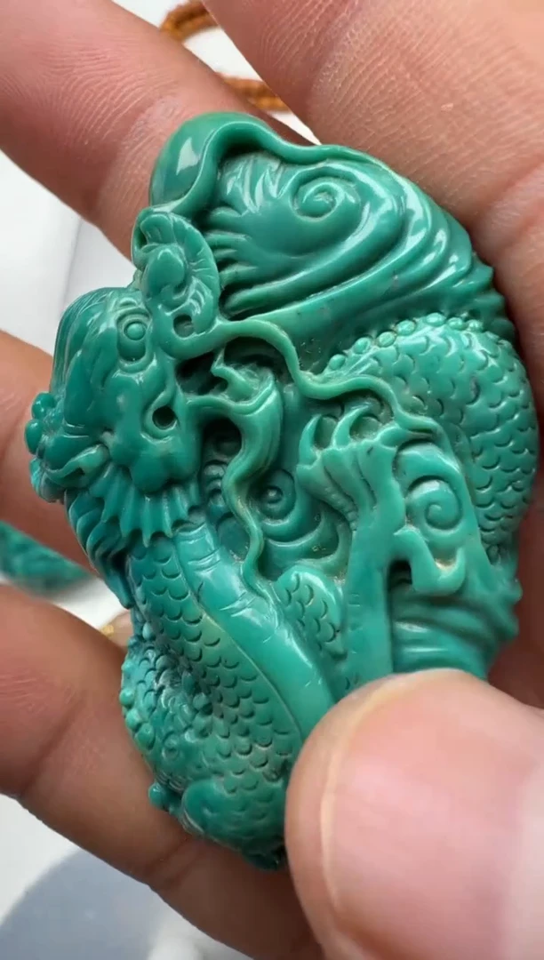未镶嵌绿松石珠绿松石