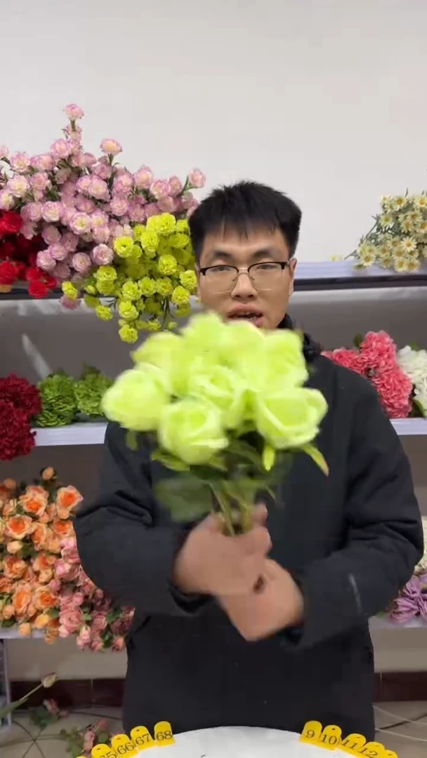 妍韵高端仿真花高品质9