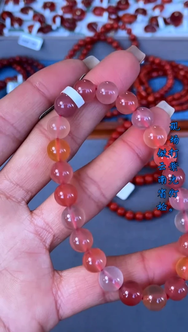 未镶嵌手串南红玛瑙N15保山料多宝单圈多样性发其一
