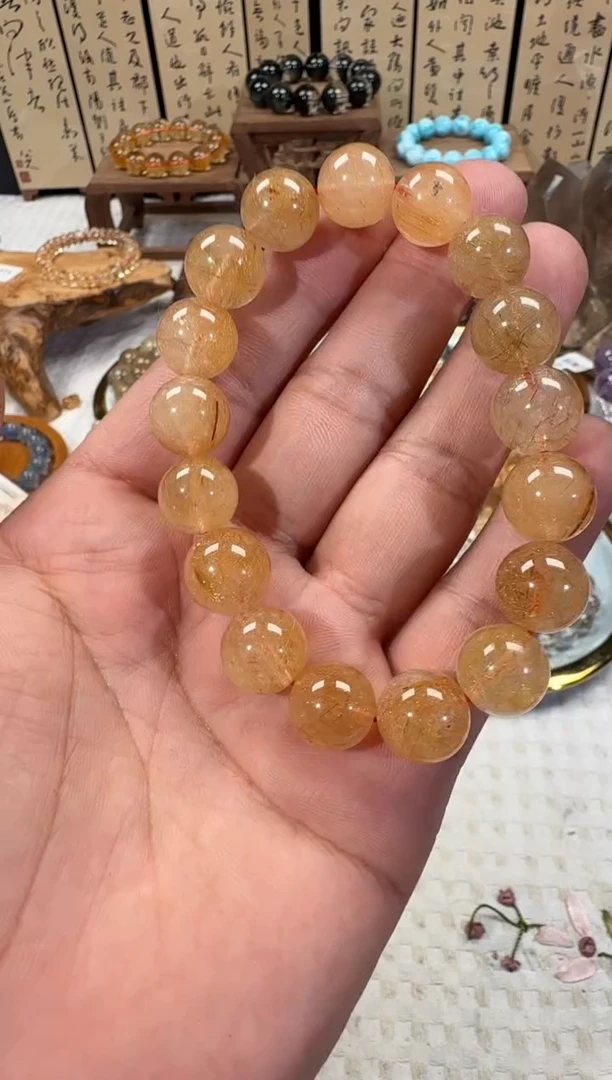 未镶嵌手链水晶SJ-635铜发晶