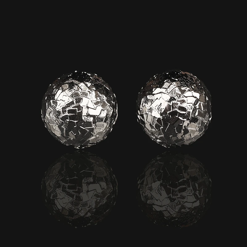 铜合金合成锆石耳饰 静子专享 设计师款银色简约大气 耳环