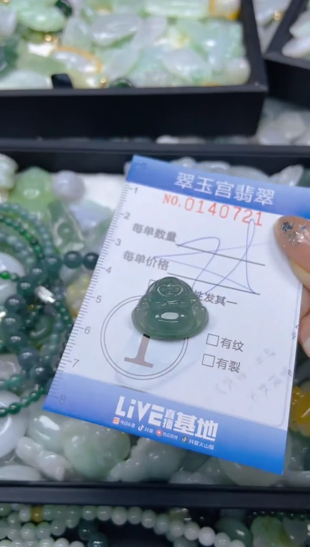 翡翠未镶嵌颈饰闪购0140721