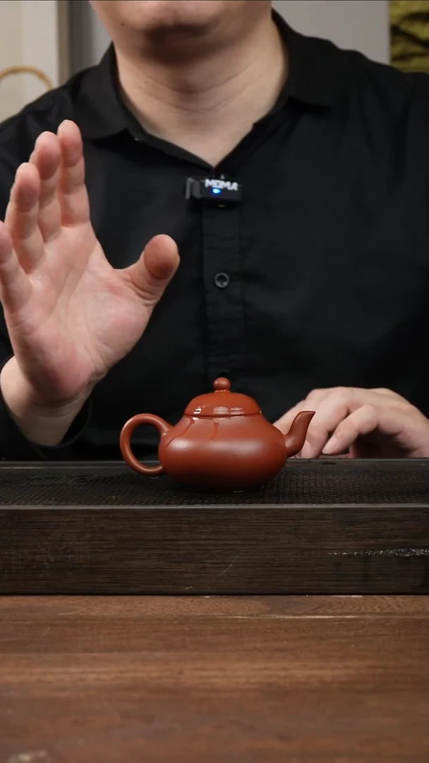 茶杯紫砂朱泥梨形     130CC